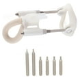 thumbnail image 1 of Male Penis Extender Stretcher Wearable Size Adjustable Powerful Training Penile Traction Device White Silver, 1 of 12