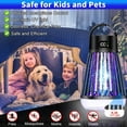 thumbnail image 5 of Bug Zapper, Outdoor And Indoor Insect Killer - Rechargeable Mosquito And Fly Trap, USB LED Light Trap Portable Cordless Electric Mosquito Killer Lamp, Household Backyard Camping Patio Insect Killer, 5 of 8