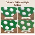 thumbnail image 7 of Design&I 6'x9' Ultra Soft Area Rug, Greens Pin Motif Dimpled Border Championship Crossed Golf Fairway Refined None Fluffy Washable Non Shedding for Guest Room Bedroom Living Room, 7 of 7