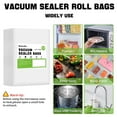 thumbnail image 2 of Less Than 5 Sealing Equipment Vacuum Sealer Bags 100 2.7x4 Inch Seal A Meal Bags Puncture Prevention Commercial Grade Precut Seal Bags Food Vacuum Bags for Storage, 2 of 9