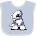thumbnail image 3 of Inktastic Old English Sheepdog Boys or Girls Baby Bib, 3 of 4
