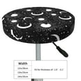 thumbnail image 4 of Lsque Crescent and Stars Round Bar chair cushion covers Velvet Fabric Premium Comfort Protects from Scratches and Stains for 14-17 Inch Chair- 13 inch, 4 of 7