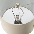 thumbnail image 6 of A&B Home Speckled Cone Table Lamp with A-Line Drum Fabric Shade - Black Finish - Beige Shade, 6 of 6
