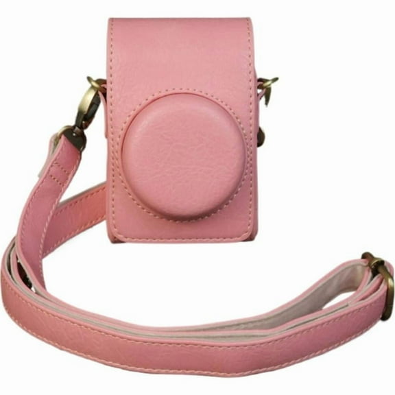 QHUDLV ZV-1F Camera Case, Digital Camera PU Leather Storage Bag for ZV-1F, ZV-1 II with Removable Shoulder Strap