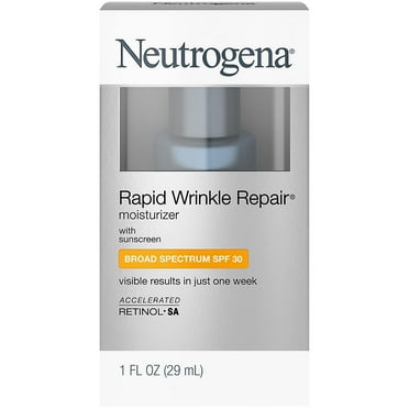 3 Pack Neutrogena Rapid Wrinkle Repair Moisturizer With Sunscreen SPF 30, 1 oz