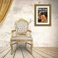 thumbnail image 3 of Vintage Apple Collection 13x18 Gold Ornate Wood Framed with Double Matting Museum Art Print Titled - Biére de L’Eclair, 3 of 4