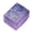 Purple, variant on Glitter Cube Squishy Ball, Transparent Cube Squeeze Stress Relief Ball, 2.36" Elastic Squish Clear Gel Block for Daily Stress Relief
