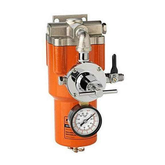 Devilbiss 803643 FinishLine 80 CFM Air Line Filter Unit with 50 CFM Regulator DEV-803643