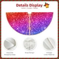 thumbnail image 5 of Kll Colorful Glitter Christmas Tree Skirt 36",Party Decorations Farmhouse For Christmas Decorations Holiday Party, 5 of 8