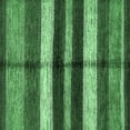 thumbnail image 1 of Ahgly Company Indoor Square Abstract Emerald Green Modern Area Rugs, 6' Square, 1 of 4