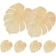 thumbnail image 1 of Juego de manteles individuales de mesa de 6 manteles individuales huecos con forma de hoja dorada, exquisitos manteles individuales resistentes al calor para el hogar, 1 of 5