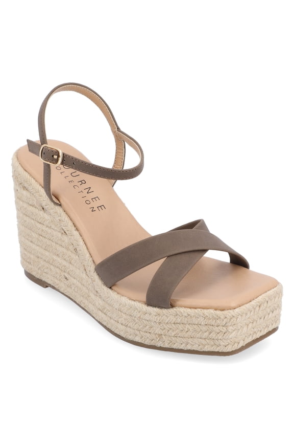 Womens Raniya Tru Comfort Foam Espadrille Platform Wedge Sandals