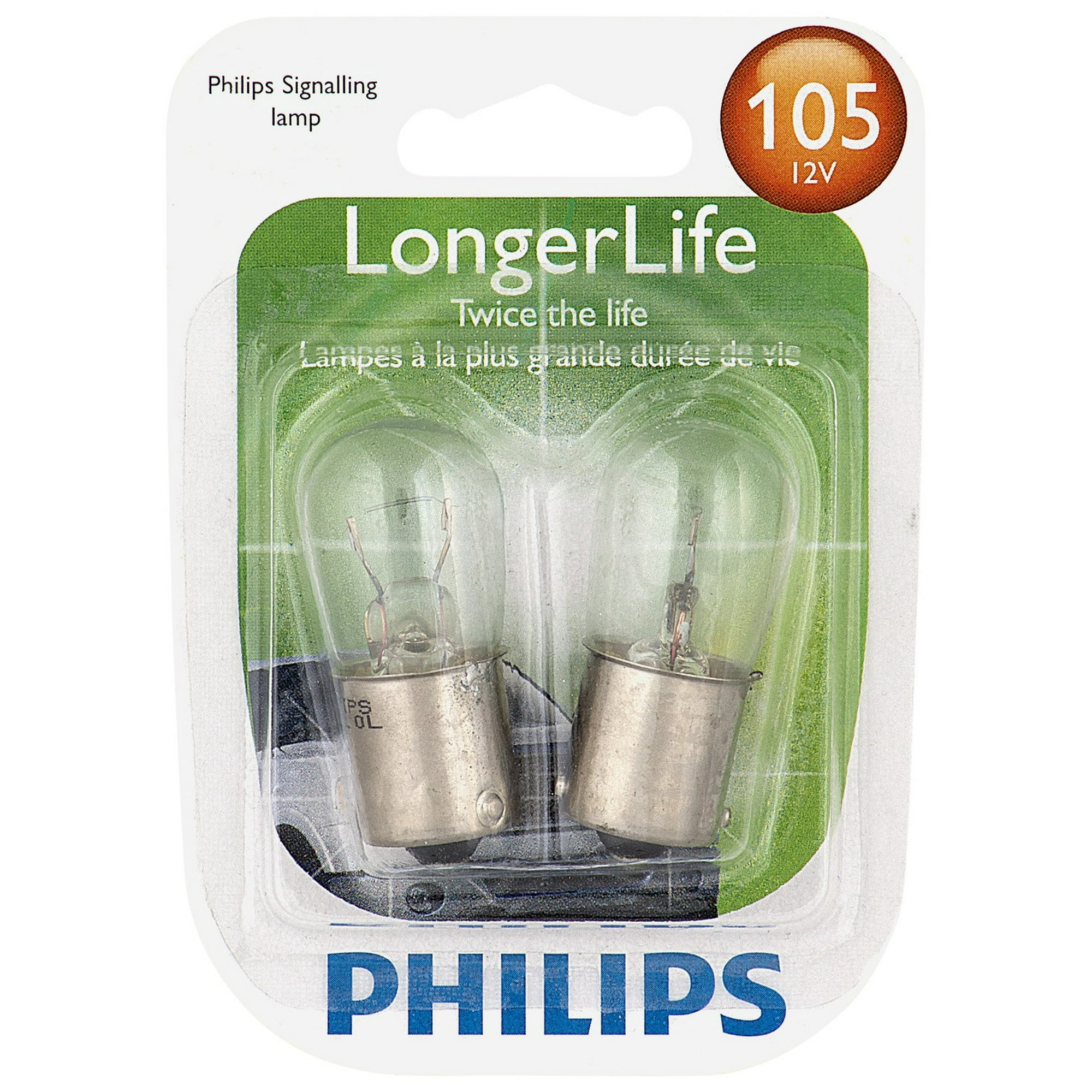 Philips LongerLife Miniature 105LL, Pack of 2