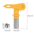 thumbnail image 3 of 5 Packs Reversible Spray Tips for Airless Sprayer 209 Paint Spray Nozzle Tips Sprayer Machine Parts, Yellow, 3 of 6