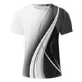 thumbnail image 5 of Mefallenssiah Hauts pour Hommes, Liquidation T-Shirt à Manches Courtes Imprimé Col Rond Mode Décontractée Manches Courtes, 5 of 5