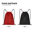 thumbnail image 5 of Defioc Ladybug Pattern for Drawstring Backpack Sports Gym Bag for Women Men Children Adult Sackpack Yoga Bag for Wet Swimming,Gym,and Workout Gear -Medium, 5 of 9