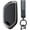 Black-usa Flag, variant on Key Fob Cover Compatible with Kia Telluride Sorento Picanto K3 K4 K5 K8 Sportage Carens Morning Carnival EV3 EV5 EV6 EV9 2022-2026 Leather/Metal 5 Button Keychain Case Holder Protector
