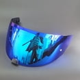 thumbnail image 4 of HJC i70 & i10 Helmet Replacement Lens - REVO Blue PC Material Anti-UV Anti-Fog Anti-Scratch Windproof Sun Protection Motorcycle Visor, Easy Install & Remove, 30x13cm, 1 Piece, 4 of 6
