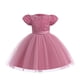thumbnail image 4 of Odeerbi Las Niñas de Verano Sparkly Lentejuelas Vestido de Princesa Vestido de Niña de Las Flores Vestido de Fiesta de Noche de Tul de Manga Corta Vestido de Boda Formal, 4 of 8
