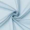 thumbnail image 4 of OVZME 42x63 Sky Blue Sheer Curtains 2 Pack, 63 Inch Long Curtain Drapes for Living Room Bedroom, Rod Pocket Soft Voile Sheers for Home Decor, Each 42"Wx63"L, 4 of 7
