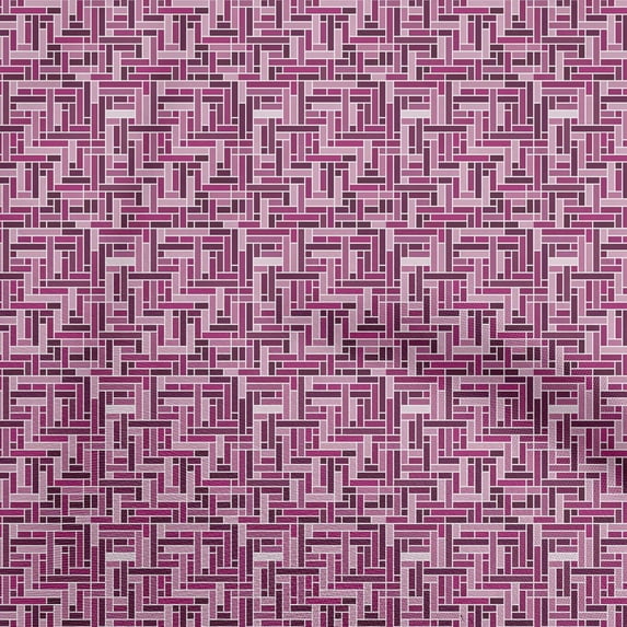 oneOone Viscose Jersey Dark Magenta Fabric Abstract Quilting Supplies Print Sewing Fabric By The Yard 60 Inch Wide