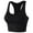 Black, variant on Womens Bras Comfortable Women's Solid Color Sexy Seamless Push-Up U-Shaped Underwear Everyday Bras S