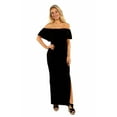 thumbnail image 2 of Women's Long Cool Woman Off the Shoulder Dress, 2 of 8