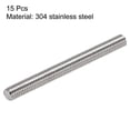 thumbnail image 2 of Uxcell M6 x 60mm Fully Threaded Rod 304 Stainless Steel Right Hand Threads 15 Pack, 2 of 5