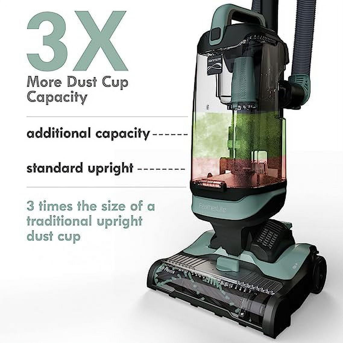 Kenmore DU1275 Featherlite Bagless Upright Vacuum, Pet-Friendly Lightweight, 4-Level Height Adjustment, Hair Eliminator Brushroll & 2 Tools