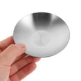 thumbnail image 4 of Masteelf 5pcs Stainless Steel Round Mini Saucer Bowls Decorative Side Dishes Metal Dipping Plate for Soy Sauce Seasoning Condiments Sushi Appetizers, 4 of 7