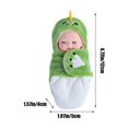 thumbnail image 3 of 12cm PVC Mini Doll for Kids - Movable & Washable Realistic Toy, Cute 5-Inch Doll for Hand-Eye Coordination, Best Gift for Christmas Birthday Children's Day, 3 of 7