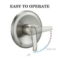 thumbnail image 4 of PROOX 7-Function Dual Head Shower Faucet Drill-Free slide bar combo Bathtub Spout Included Valve, 4 of 7