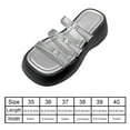 thumbnail image 2 of Women Platform Slide Sandals Stylish Slip on Sandals for Outdoor Street Gift 35, 2 of 7