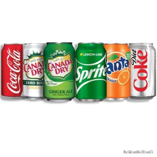 18 Mini Cans Sampler, Most Wanted Variety Brands Soda Pack 7.5 Fl Oz, On The Go Mini Soda