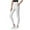 White, variant on Ltctricy Girls' Athletic Leggings Crossover High Waisted Running Yoga Pants Active Gym Tights with Pockets