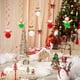 thumbnail image 3 of Decoraciones colgantes de Navidad, colgante de bolas de remolino de techo de muñeco de nieve y alce de Papá Noel para suministros de fiesta de árbol de Navidad Rojo Verde RV011031-01278SDJ, 3 of 5