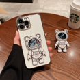 thumbnail image 1 of Funda de teléfono con soporte de astronauta Quicksand para iPhone 14 Pro 11 12 13 Pro Max Mini 7 8 Plus SE XR Xs Max Glitter Bear 3D Fivean unisex, 1 of 2