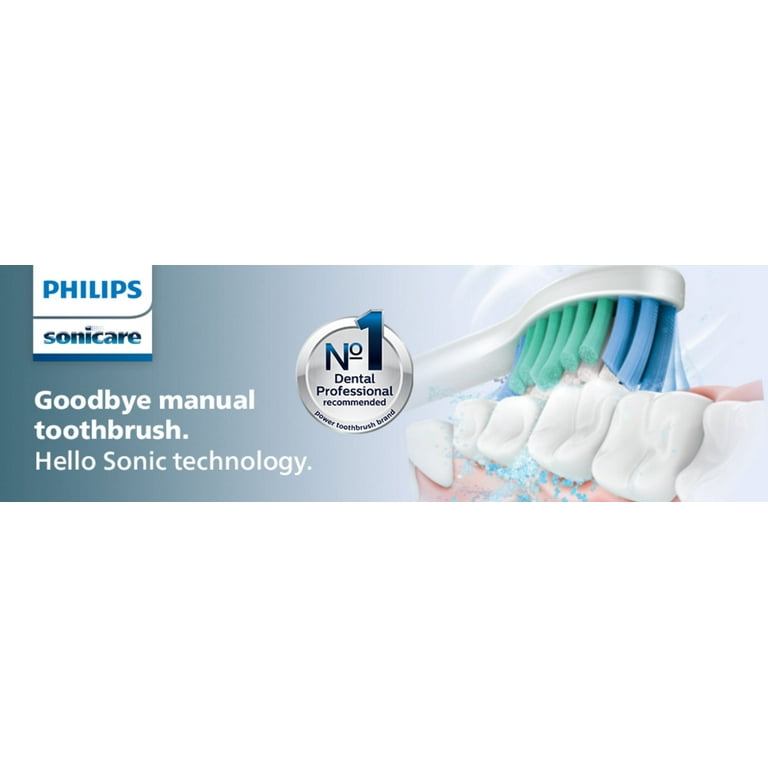 Philips Sonicare 1100 Power Toothbrush, Electric Grey White Rechargeable Toothbrush, HX3641/02