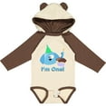 thumbnail image 3 of Inktastic 1st Birthday Puppy Blue Boys Long Sleeve Baby Bodysuit, 3 of 5