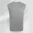thumbnail image 6 of FNFYFH Big Tall Mens Sleeveless Shirts Black, Summer Men's Sleeveless Basketball Running Fitness Sports Round Neck Tank Top Mens $15 & Under, 6 of 7