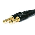thumbnail image 2 of Monoprice Audio Cable Cord - 6 Feet - Black | 1/4 Inch (TS) Male to Male -16AWG, Gold Plated - Premier Series, 2 of 2