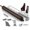 Brown, variant on PETGLE Heavy Duty Storm Door Closer with Wind Chain, Model 8730, Screen and Storm Door Closer Replacement, Adjustable Speed, for Doors 1 1/4" to 2" Thick, Brown