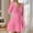 Pink, variant on BLTIBY Spring Sweater Dresses for Women Ribbed Knit Long Sleeve Mini Dress Casual Bodycon A-Line V Neck Solid Color Short Dresses Purple XXL