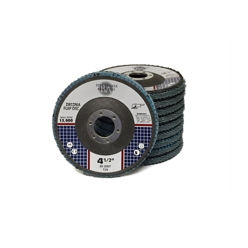 4.5" x 7/8" Premium Zirconia Flap Disc Grinding Wheel 60 Grit Type 29