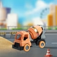 thumbnail image 6 of Vggrvlo Diecast Engineering Construction Vehicles Cement Mixer Toy Truck Metal Cab Made with Sturdy PEVA Birthday Gift 3 4 5 Year Old Bo-ys Ki-ds Tod-dlers, 6 of 7