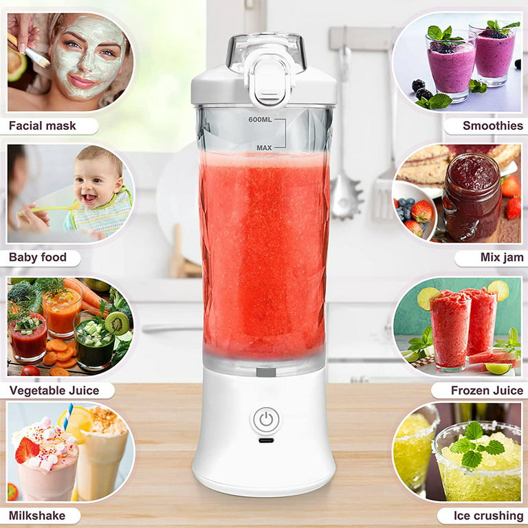Portable Handheld Blender for Shakes and Smoothies, Personal Blender