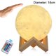 thumbnail image 1 of Luz de luna Luz nocturna para niños Regalo para mujeres Carga USB y control táctil Brillo Lámpara lunar blanca cálida y fría con soporte Xemadio 2034695-3, 1 of 9