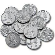 LEARNING ADVANTAGE Play Quarters - Set of 100 Plastic Coins - Designed and Sized Like Real US Currency - Teach Money Math With This Pretend Play Resource
