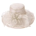thumbnail image 7 of Wide Brim Derby Hats for Women High Tea Hat Dress Hats for Women Veiled Fascinator Hats for Women Ladies Formal Event Hats Spring Hats for Women Derby Fascinator for Women Women's Dress Hats, 7 of 7
