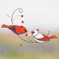 thumbnail image 2 of Regalo cardenal para ventana interior, colgante de pájaro, regalo para el día de la madre, adorno para mujer, regalo de decoración Ormromra CPB-US-DYP1054-5, 2 of 5